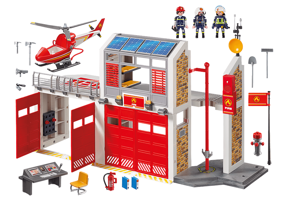 פליימוביל 9462 תחנת כיבוי אש - zrizi toys