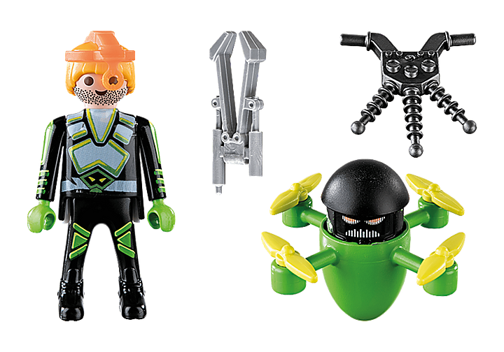 פליימוביל 70248 סוכן עם מזל"ט