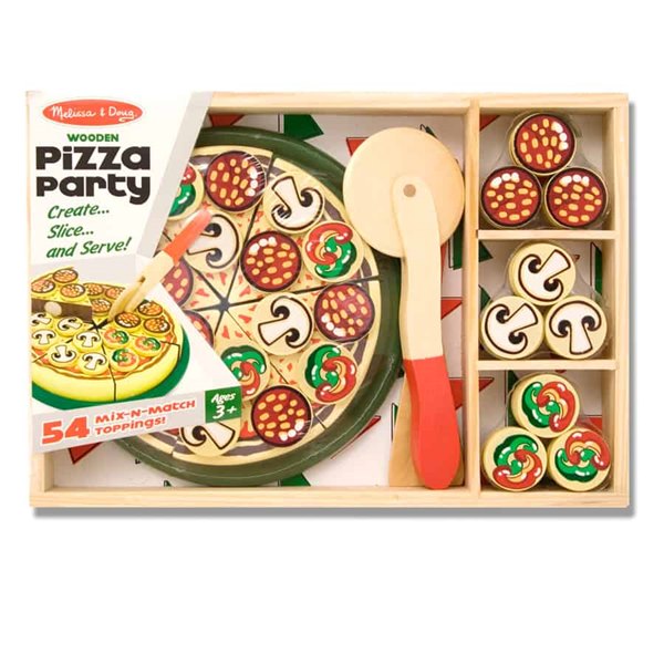 מליסה ודאג ערכה מעץ להכנת פיצה