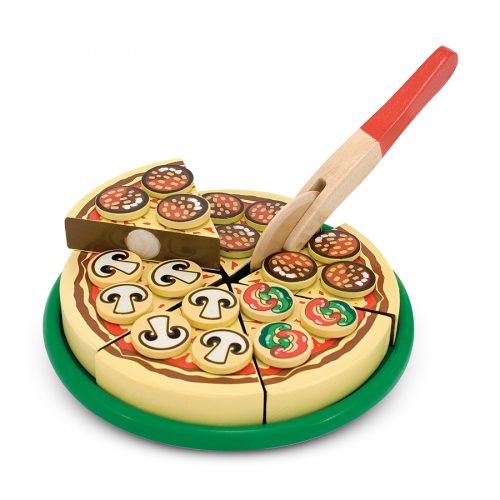 מליסה ודאג ערכה מעץ להכנת פיצה