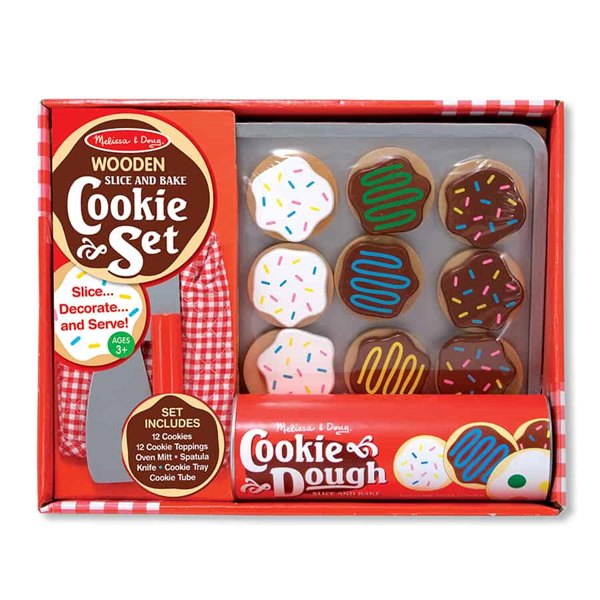 מליסה ודאג סט עוגיות מעץ