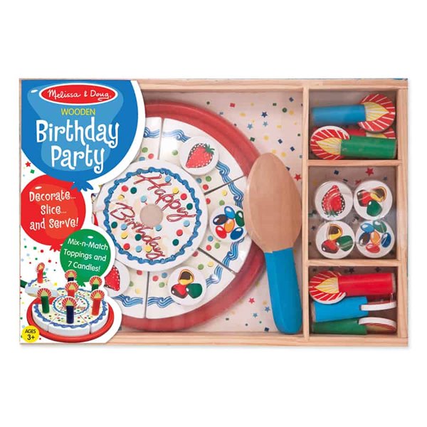 מליסה ודאג ערכה מעץ להכנת עוגת יום הולדת