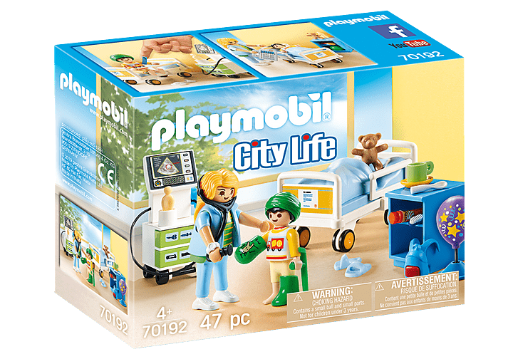 פליימוביל 70192 חדר בית חולים לילדים - zrizi toys