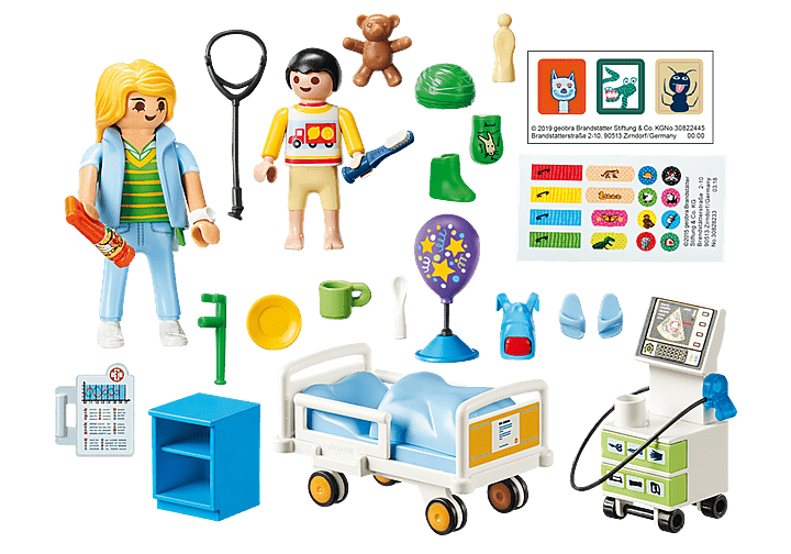 פליימוביל 70192 חדר בית חולים לילדים - zrizi toys