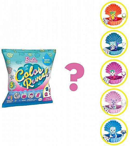 בובת ברבי מחליפה צבעים במים סדרת החיות