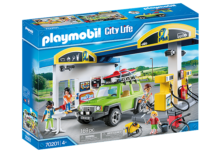 פליימוביל 70201 תחנת דלק - zrizi toys