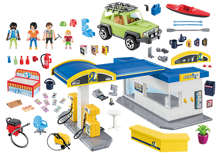 פליימוביל 70201 תחנת דלק - zrizi toys