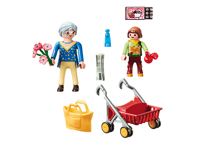 פליימוביל 70194 סבתא ונכד - zrizi toys