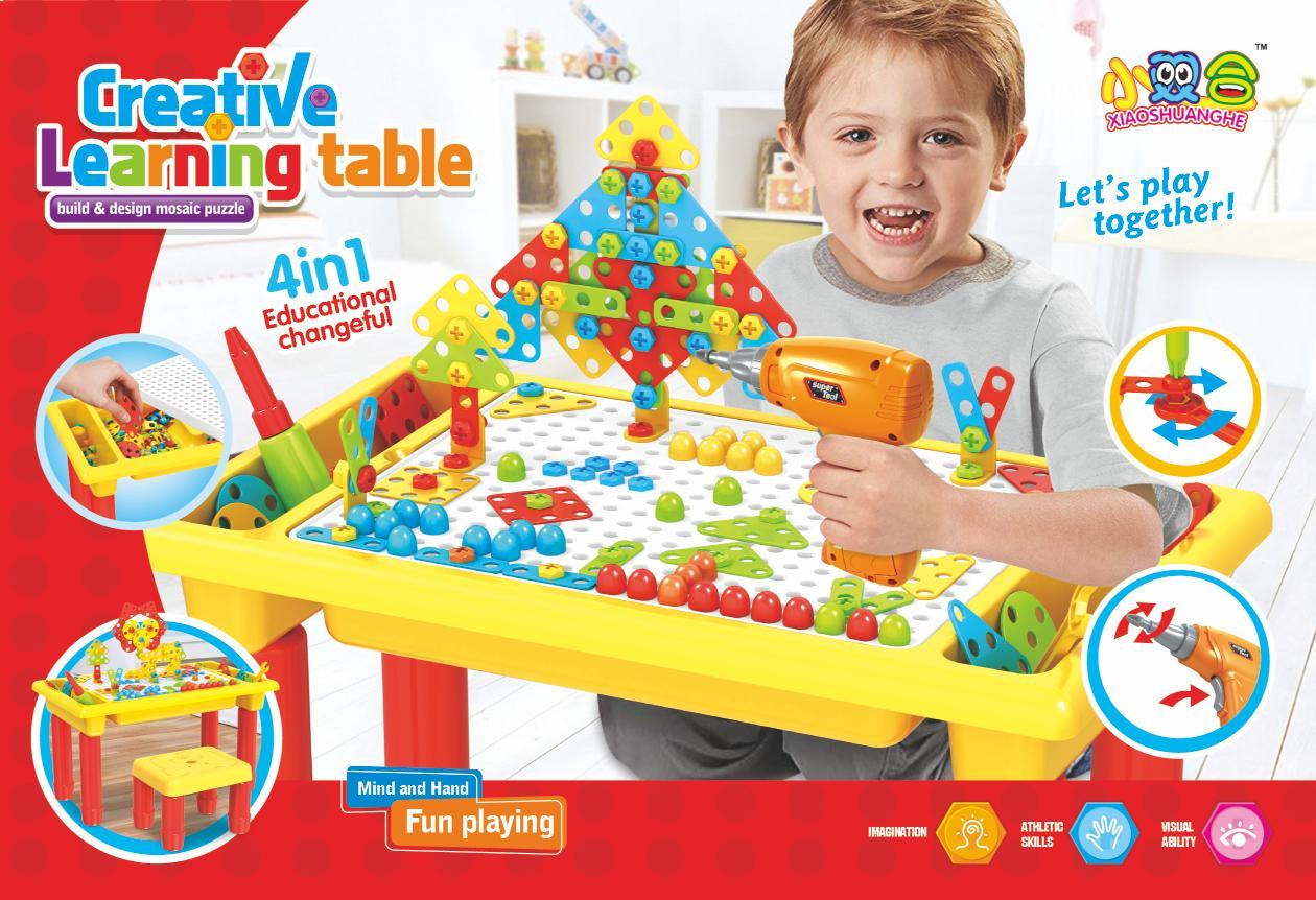 משחק מברגה 263 חלקים+ שולחן וכיסא-zrizi toys