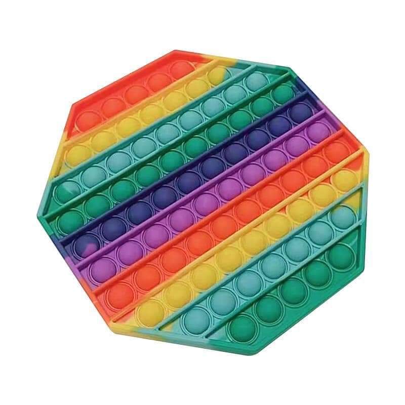 פופיט גדול 82 לחיצות צבעוני מתומן