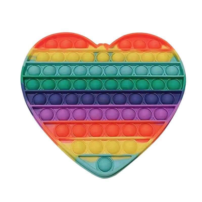 פופיט גדול 63 לחיצות צבעוני לב