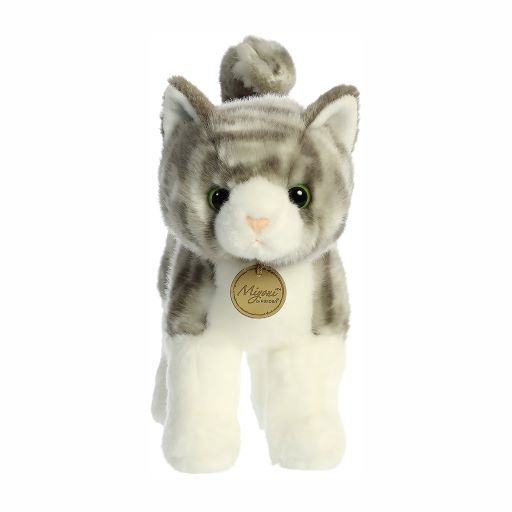 בובת פרווה חתול אפור