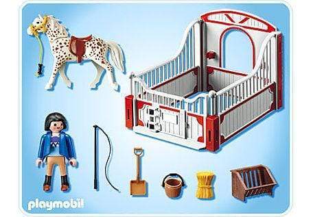 5107 פליימוביל סוס עם מדריך-zrizi toys