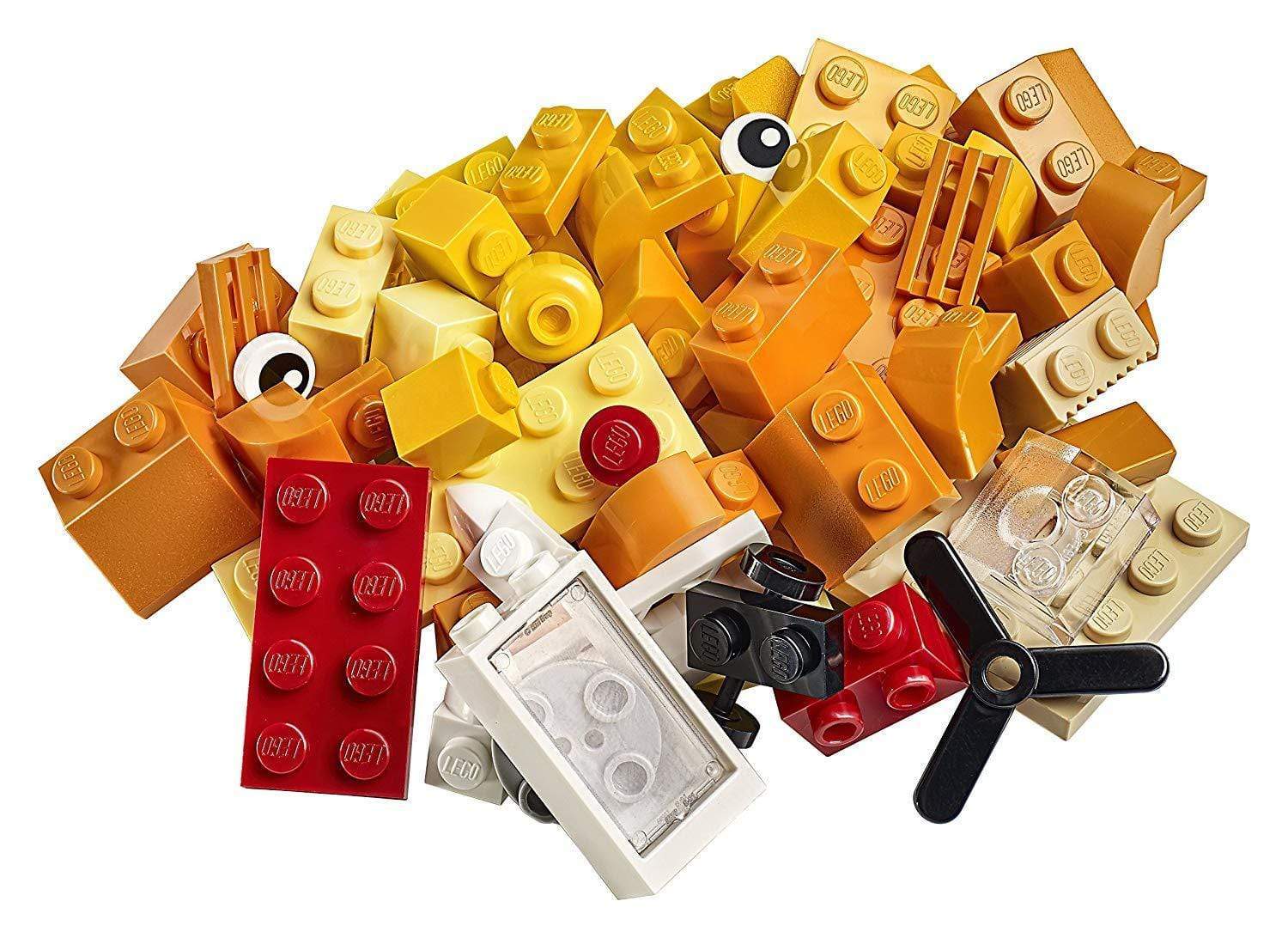 לגו ערכת בניה צהובה 10709-zrizi toys