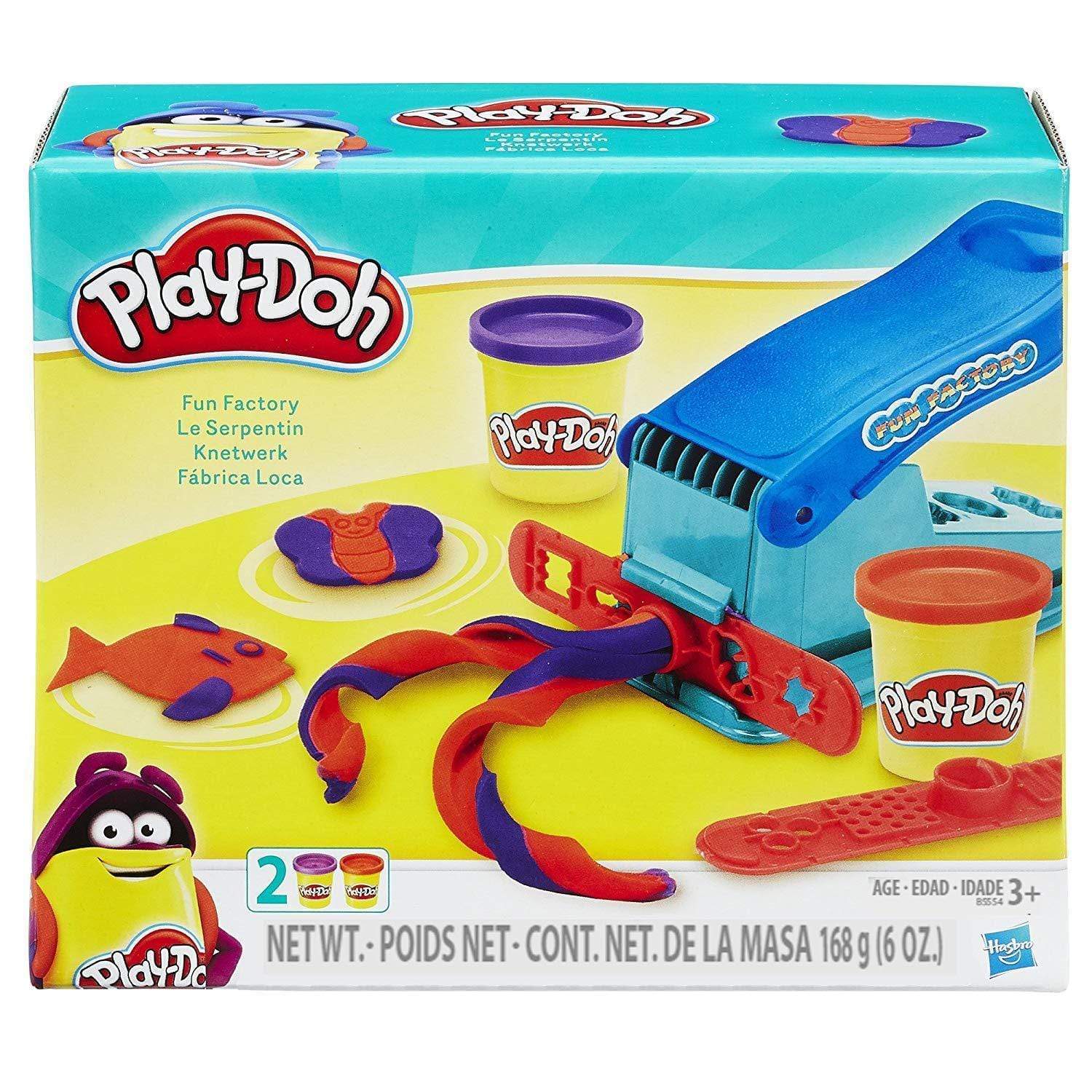 בצק פליידו מפעל הכיף עם מכונה play doh