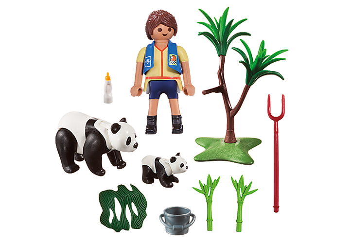 פליימוביל 70105מזוודת דובי פנדה