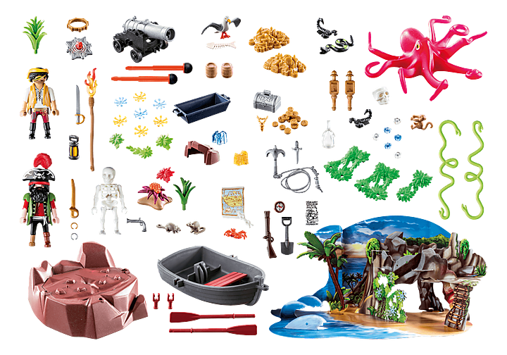 פליימוביל 70322 מסתור אוצר הפיראטים