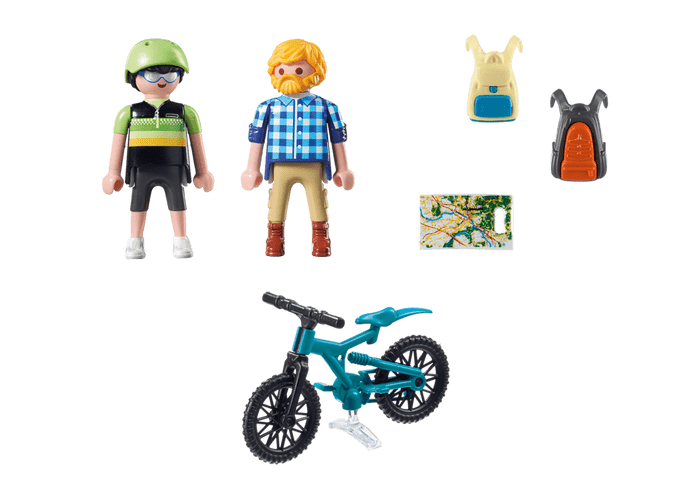 פליימוביל 9129 רוכב אופניים ומטפס הרים-zrizi toys