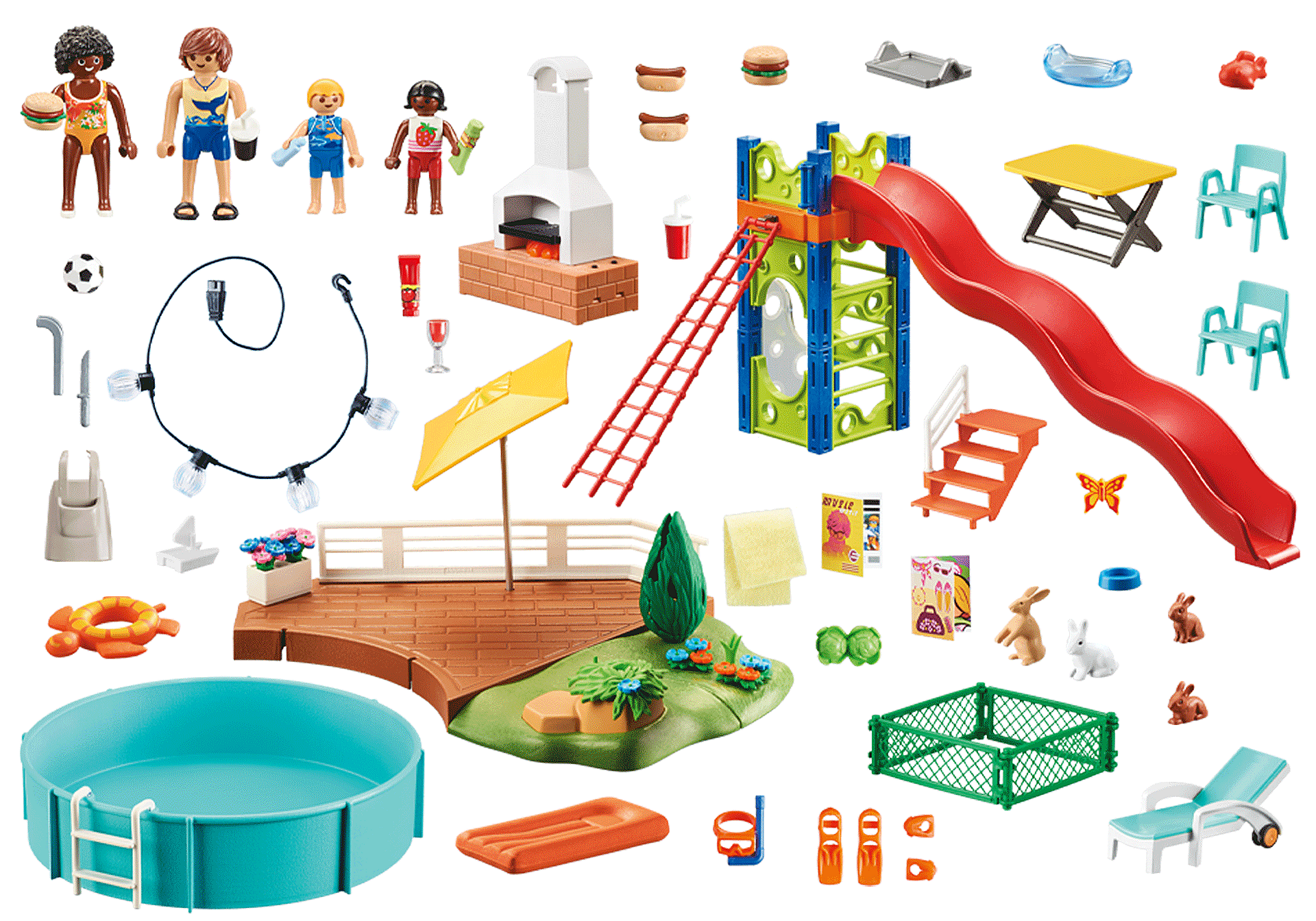 פליימוביל 70987 מסיבת בריכה עם מנורות