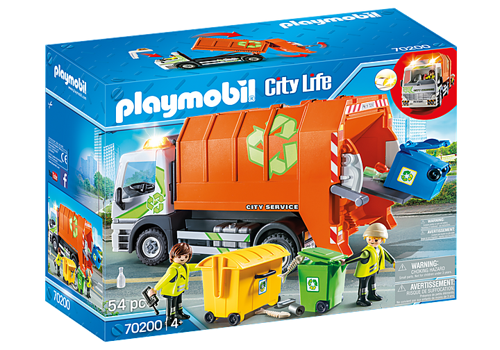 פליימוביל 70200 משאית מיחזור עם אורות