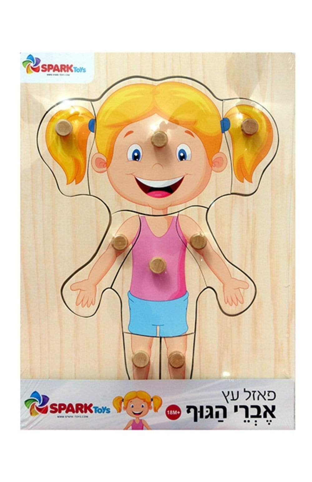 פאזל עץ אברי הגוף-zrizi toys
