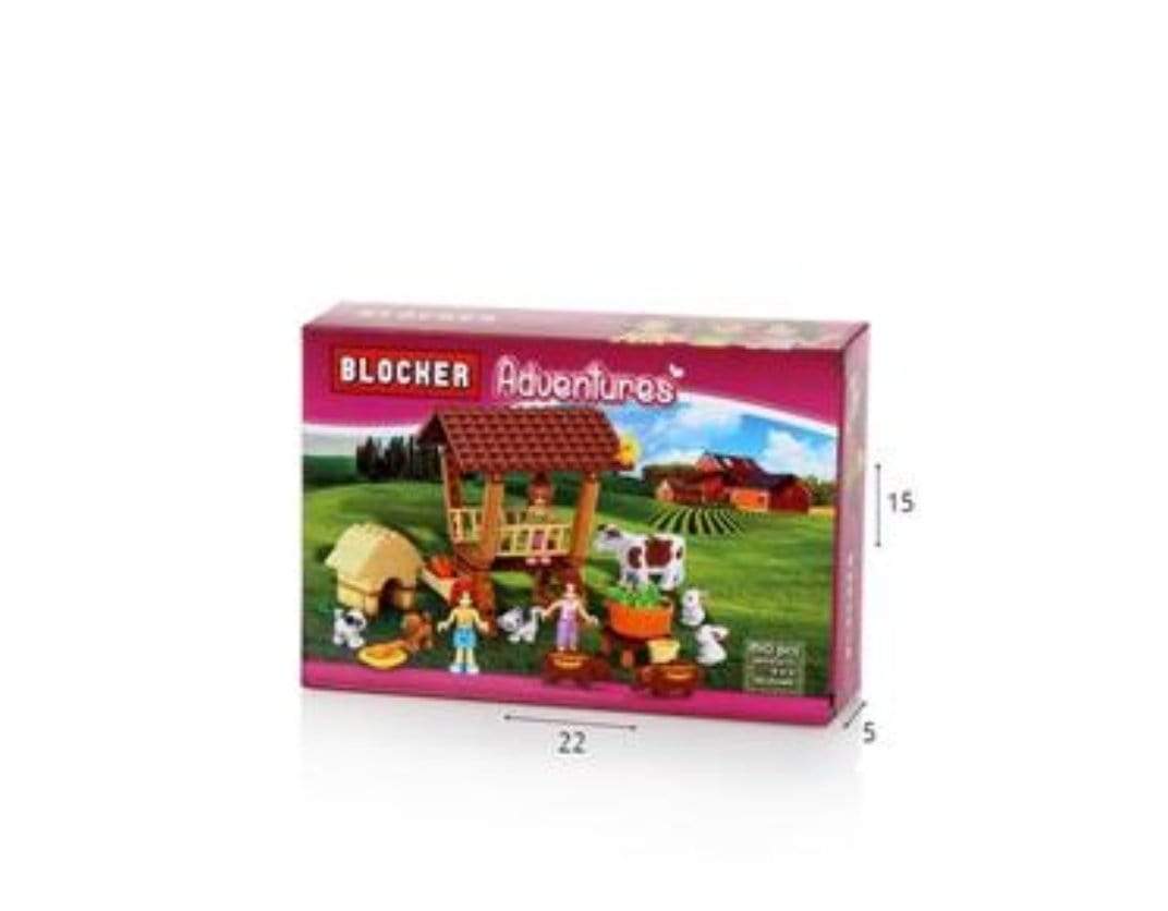 בלוקר פינת חי 150 חלקים-zrizi toys