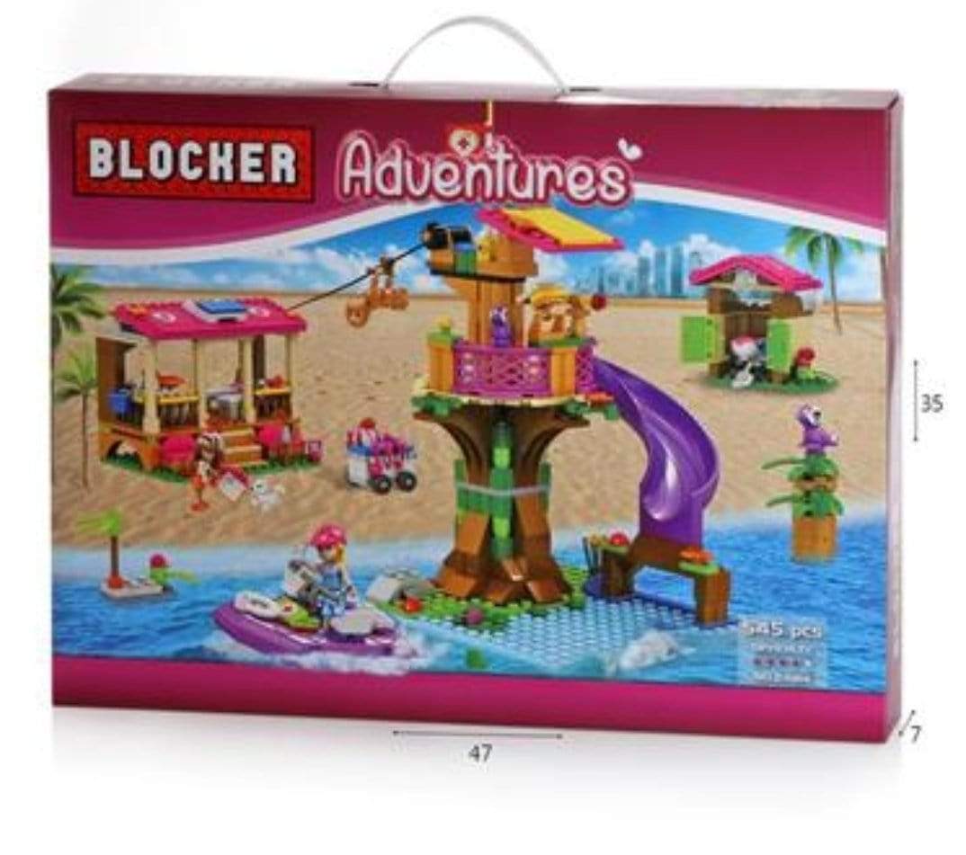 בלוקר חוף הים 545 חלקים-zrizi toys