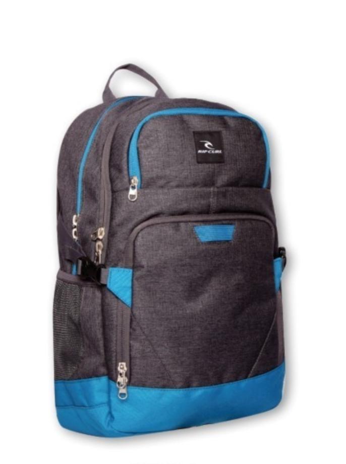 תיק ריפקארל אפור עם כחול-zrizi toys