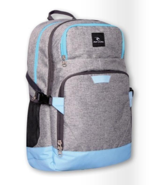 תיק ריפקארל אפור עם תכלת - zrizi toys