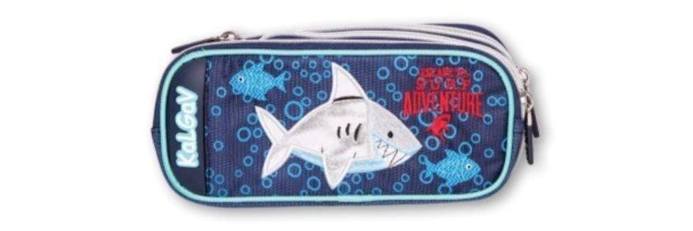 קלמר 2 תאים מתרחב כריש - zrizi toys