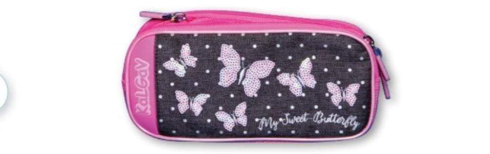 קלמר 2 תאים מתרחב פרפרים - zrizi toys