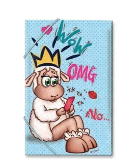 תקיית גומי גודל פוליו כבשה - zrizi toys