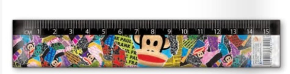 סרגל פלסטיק 15 ס"מ פול פראנק - zrizi toys