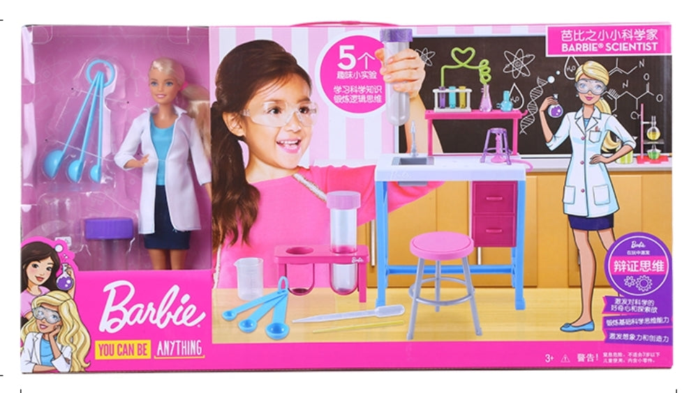 ברבי ערכת מעבדה בבית הספר