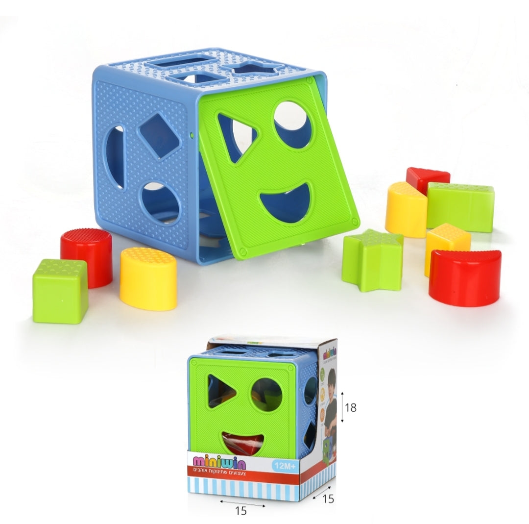 קוביית הכנסת צורות לפעוטות