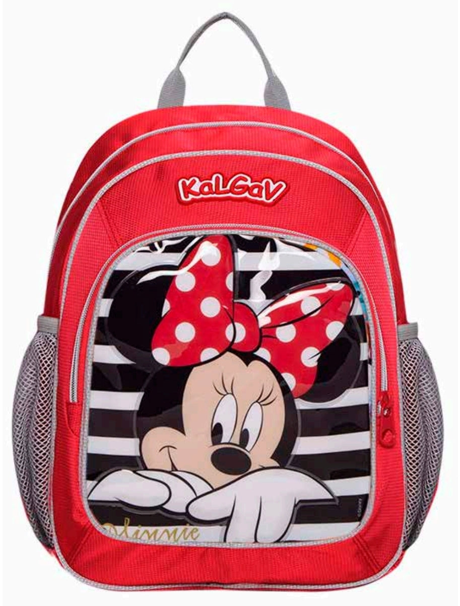 תיק גן קל גב מיני מאוס אדום