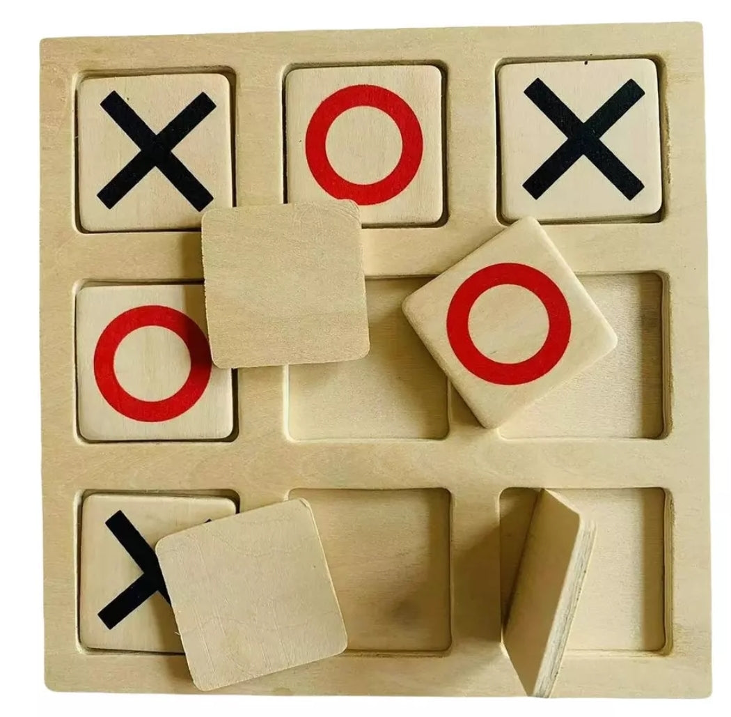משחק איקס עיגול מעץ