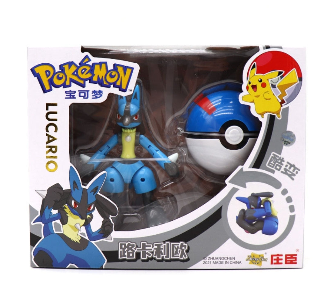 פוקימון לוציארו עם פוכדור