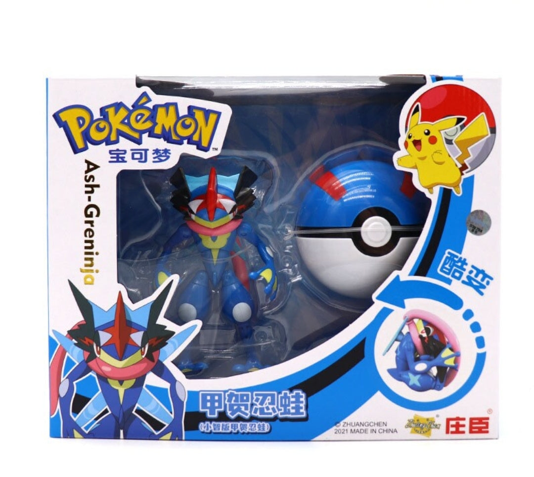 פוקימון אש גרנינג'ה עם פוכדור