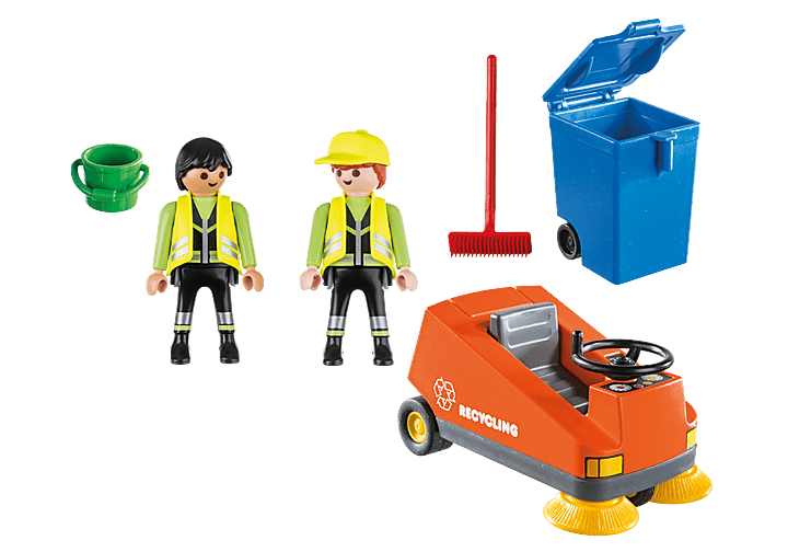 פליימוביל 70203 רכב לניקוי רחובות - zrizi toys