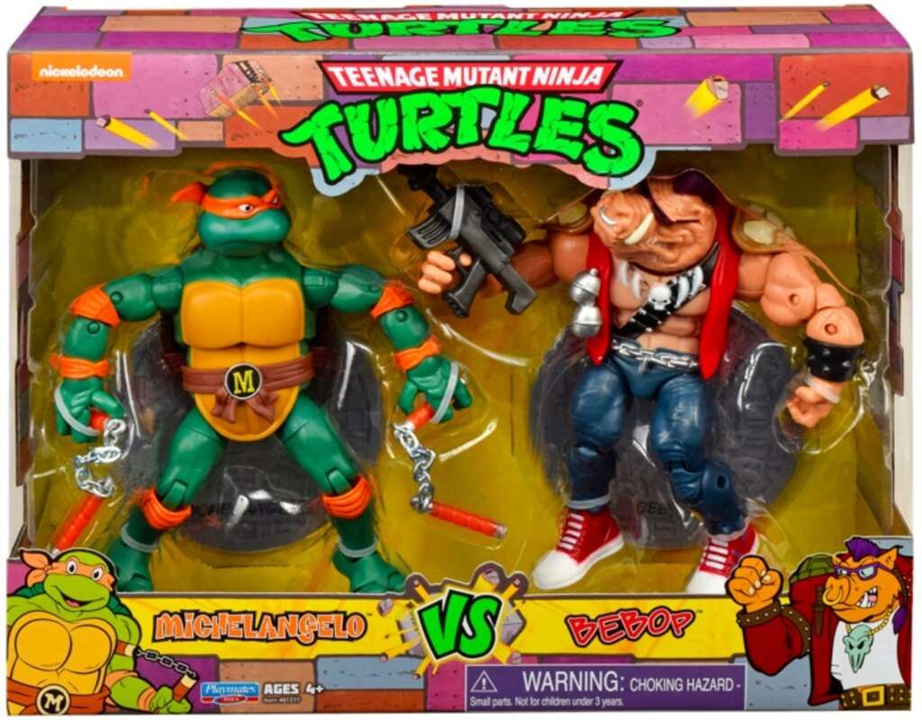 בובות צבי הנינג'ה מייקי וביפופ