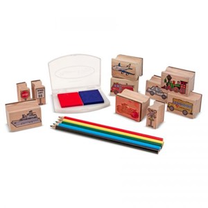 מליסה ודאג סט חותמות כלי תחבורה