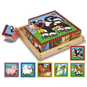 מליסה ודאג סט 16 קוביות חווה