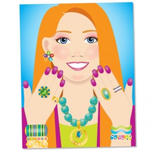 מליסה ודאג חוברת מדבקות תכשיטים