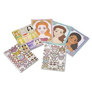 מליסה ודאג חוברת נסיכות מדבקות