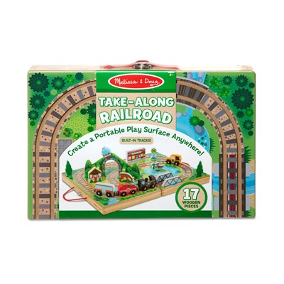 מליסה ודאג תחבורה ורכבת בקופסת עץ