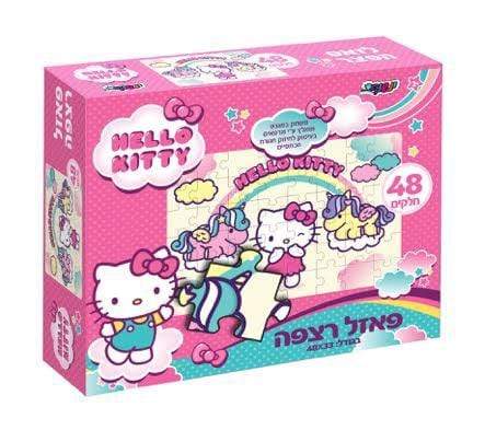 פאזל רצפה הלו קיטי 48 חלקים-zrizi toys