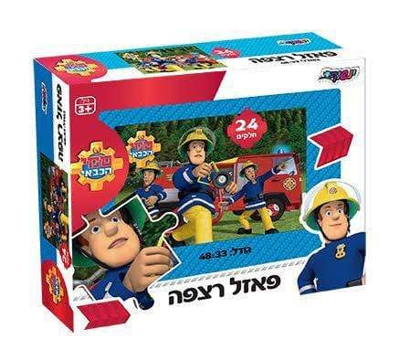 פאזל רצפה סמי הכבאי 24 חלקים-zrizi toys