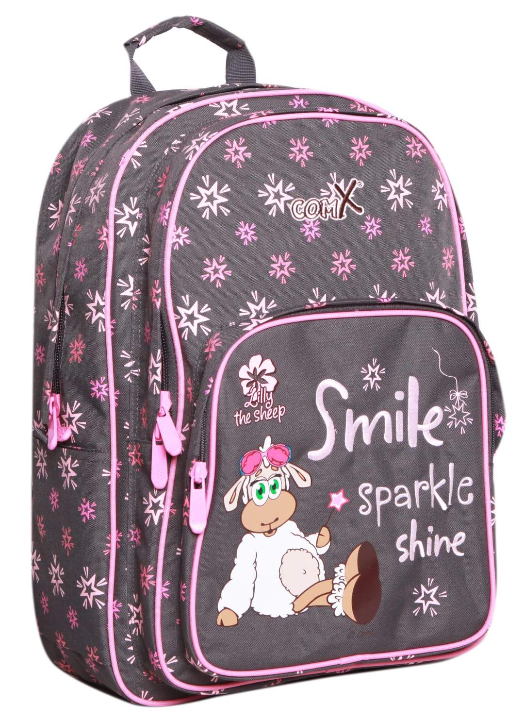 תיק לילי הכבשה חום ורוד-zrizi toys