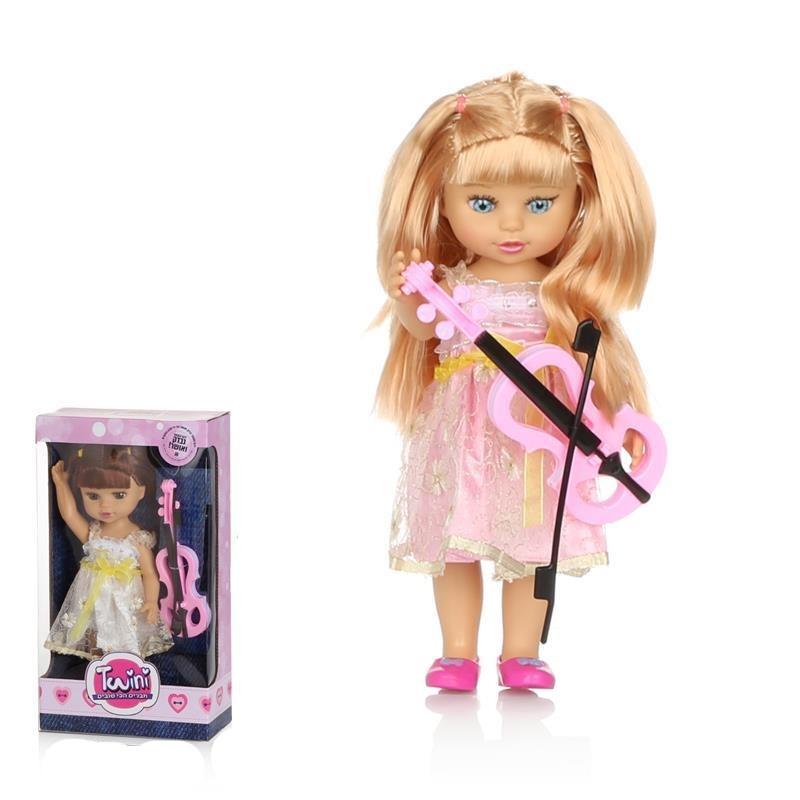 בובת ילדה עם כינור-zrizi toys